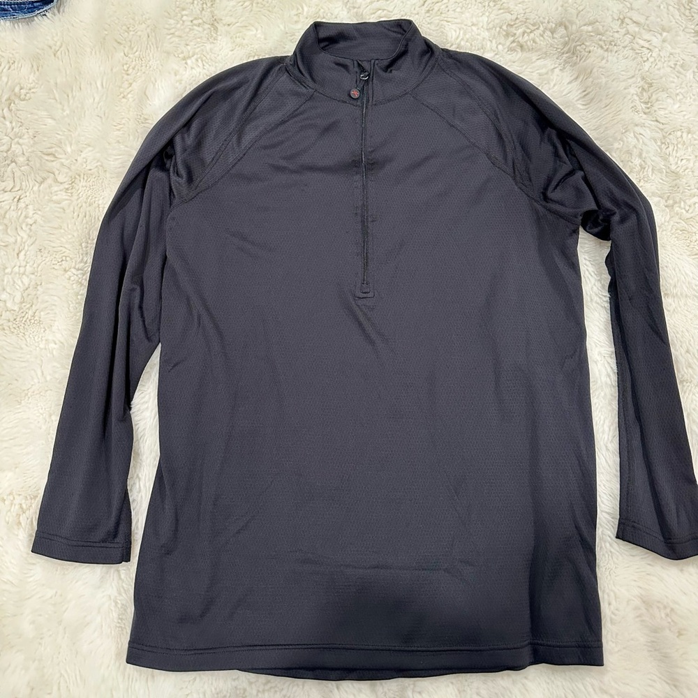 Lightweight black long sleeve shirt